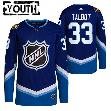 Børn NHL Minnesota Wild Trøje Cam Talbot 33 2022 NHL All-Star Blå Authentic